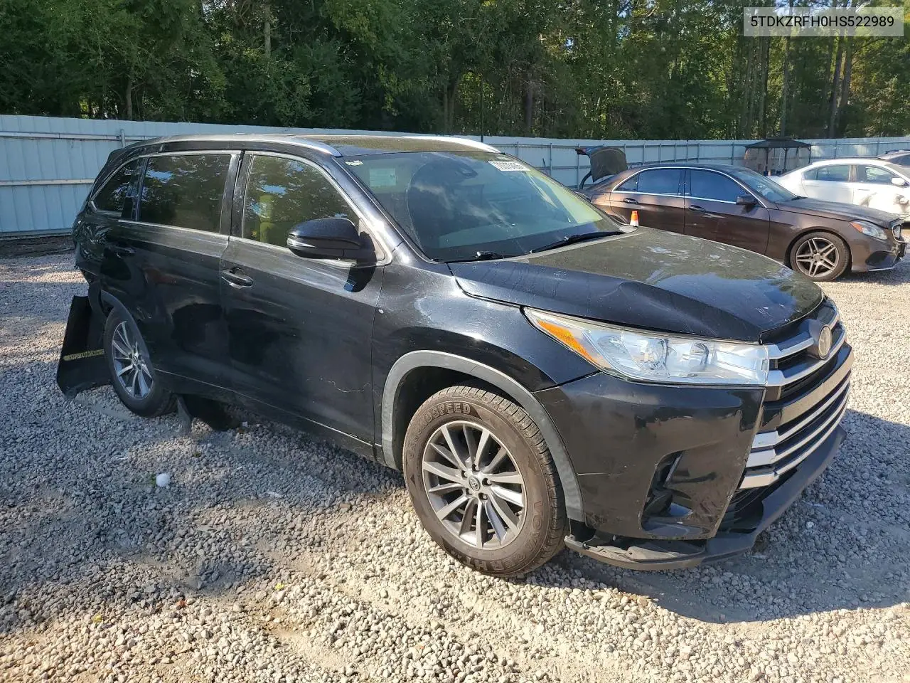 2017 TOYOTA HIGHLANDER VIN 5TDKZRFH0HS522989 — фото 4