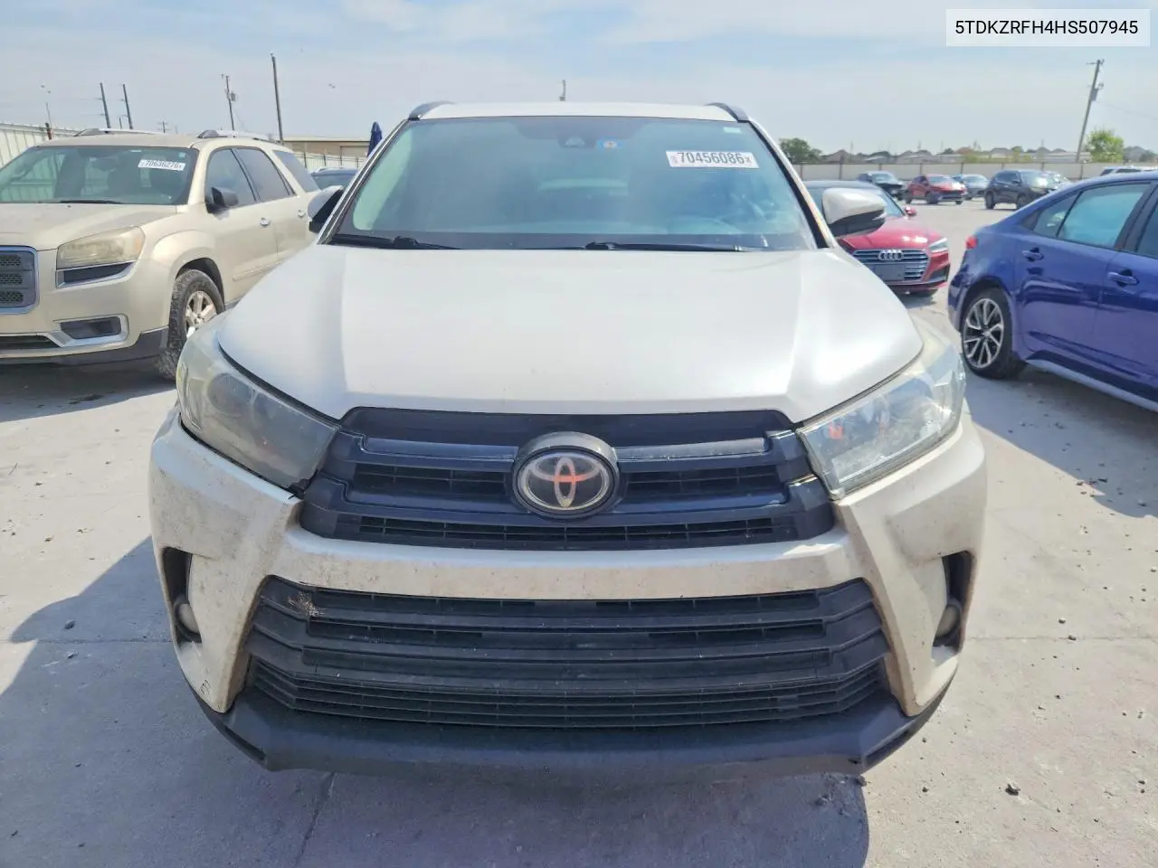 2017 TOYOTA HIGHLANDER VIN 5TDKZRFH4HS507945 — фото 5