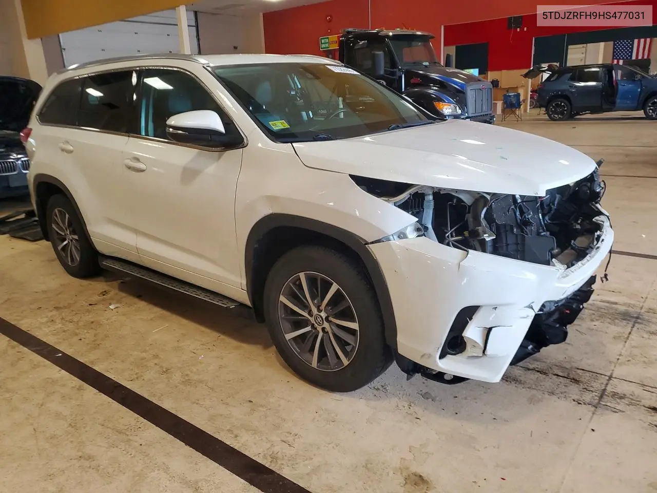 2017 TOYOTA HIGHLANDER VIN 5TDJZRFH9HS477031 — фото 4