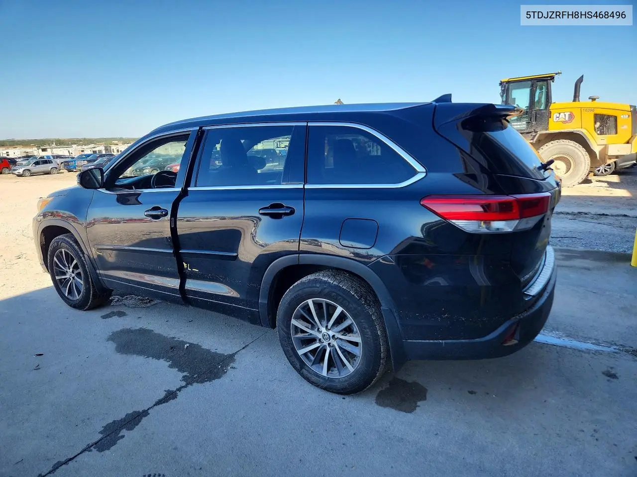 2017 TOYOTA HIGHLANDER VIN 5TDJZRFH8HS468496 — фото 2