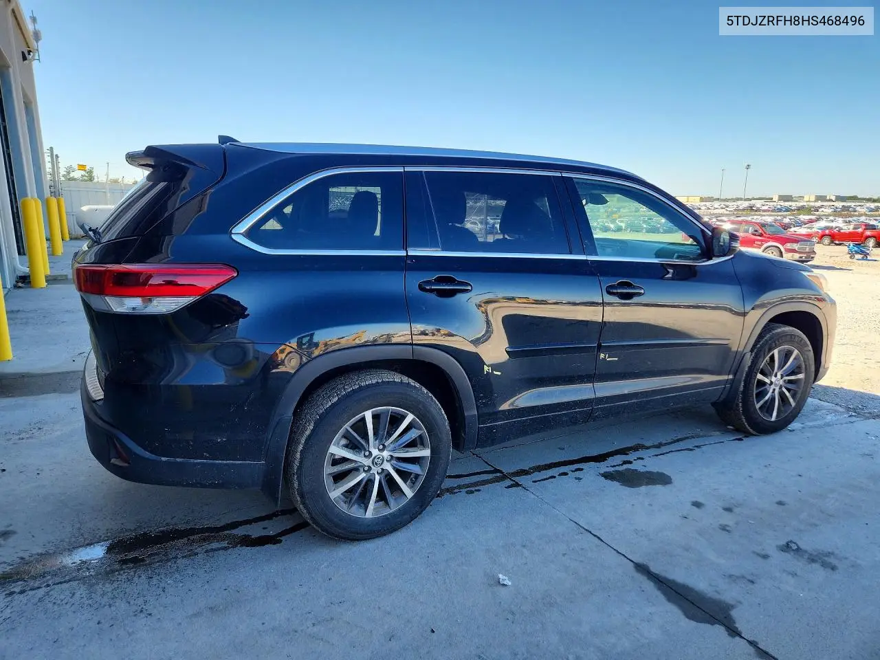 2017 TOYOTA HIGHLANDER VIN 5TDJZRFH8HS468496 — фото 3