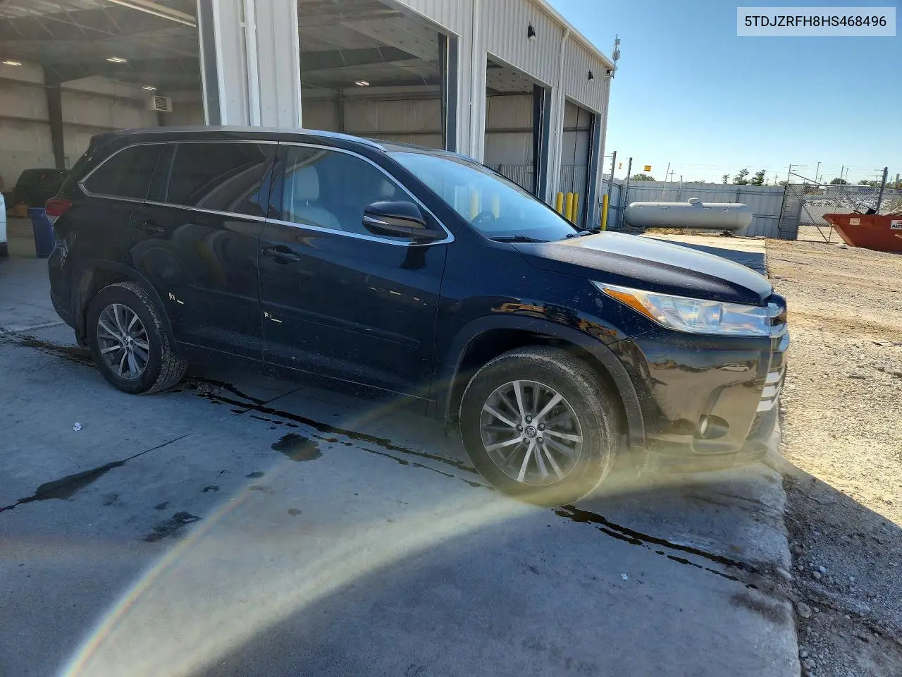 2017 TOYOTA HIGHLANDER VIN 5TDJZRFH8HS468496 — фото 4