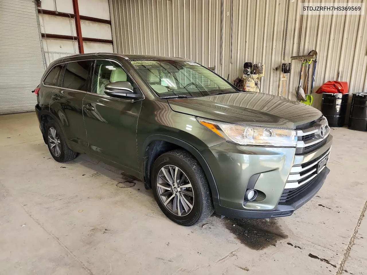 2017 TOYOTA HIGHLANDER VIN 5TDJZRFH7HS369569 — фото 4