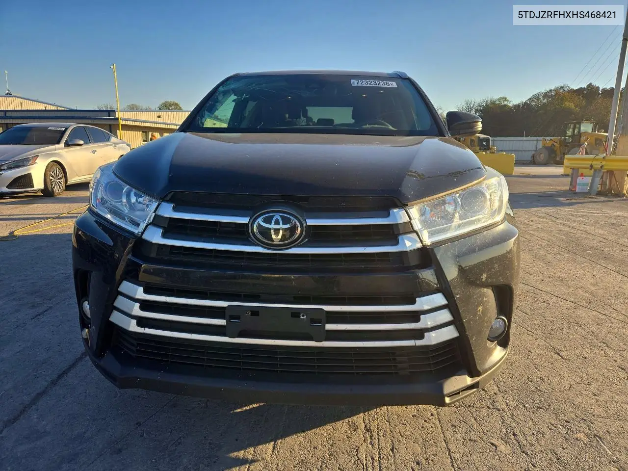2017 TOYOTA HIGHLANDER VIN 5TDJZRFHXHS468421 — фото 5
