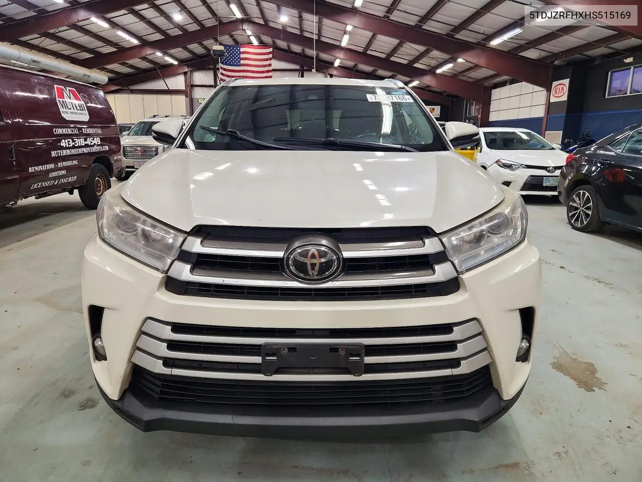 2017 TOYOTA HIGHLANDER VIN 5TDJZRFHXHS515169 — фото 5