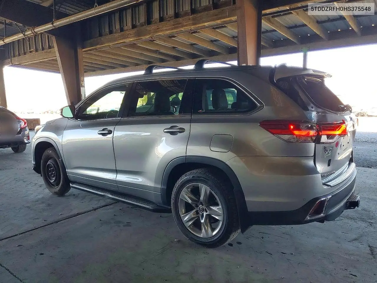 2017 TOYOTA HIGHLANDER VIN 5TDDZRFH0HS375548 — фото 2