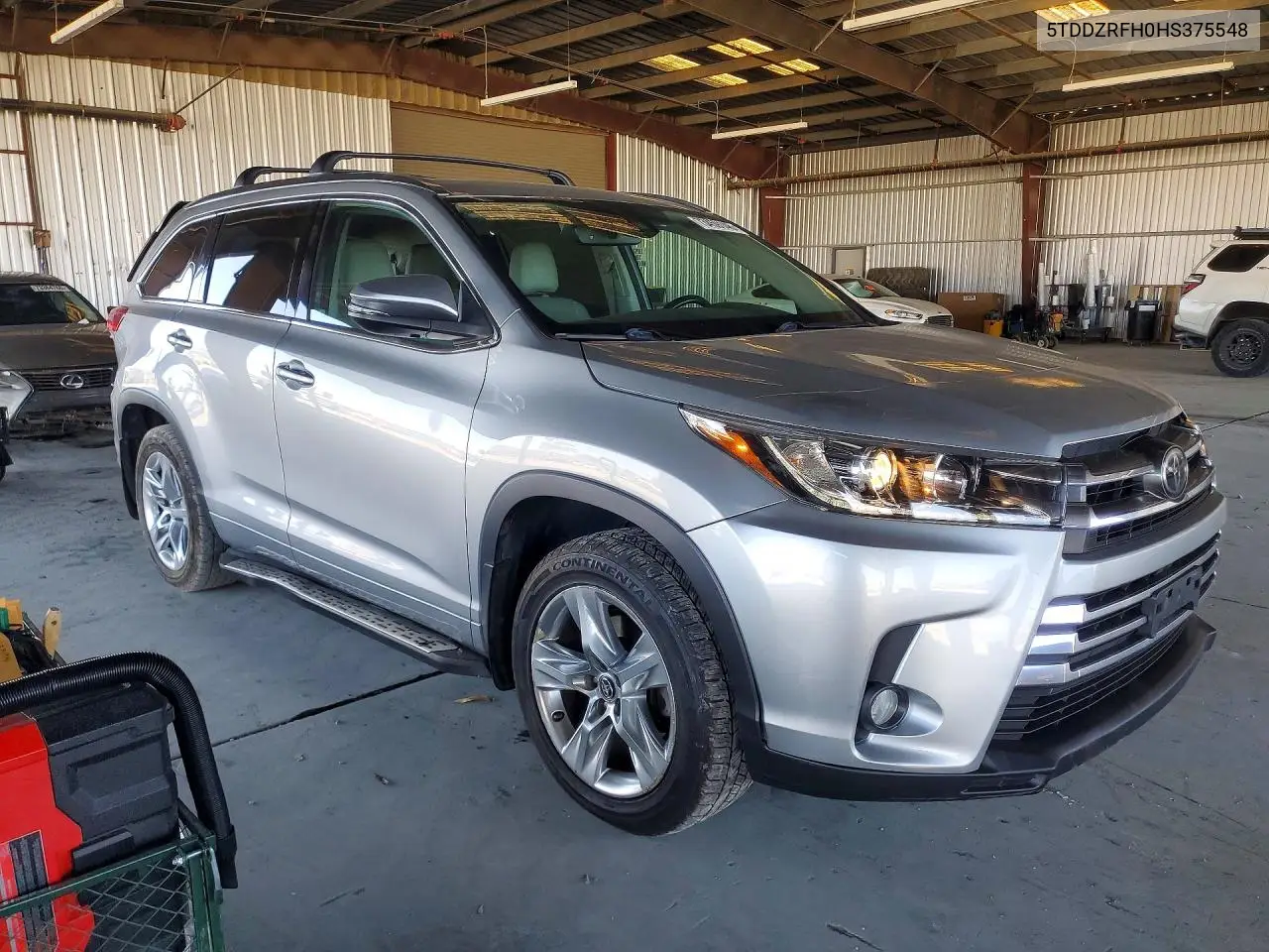 2017 TOYOTA HIGHLANDER VIN 5TDDZRFH0HS375548 — фото 4