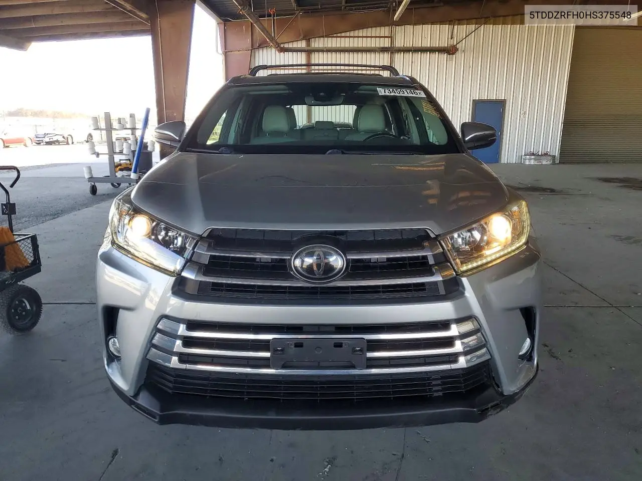 2017 TOYOTA HIGHLANDER VIN 5TDDZRFH0HS375548 — фото 5