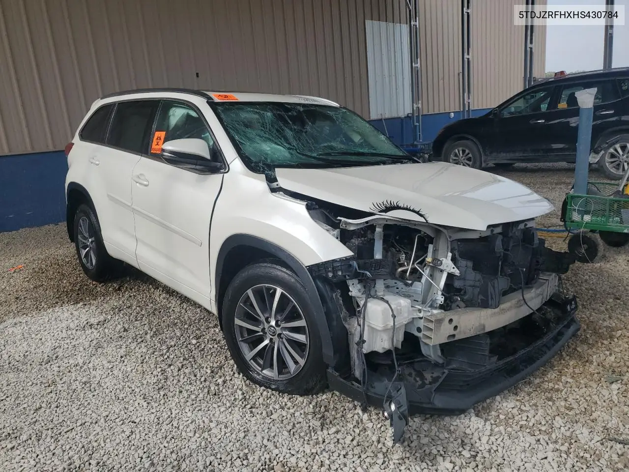 2017 TOYOTA HIGHLANDER VIN 5TDJZRFHXHS430784 — фото 4