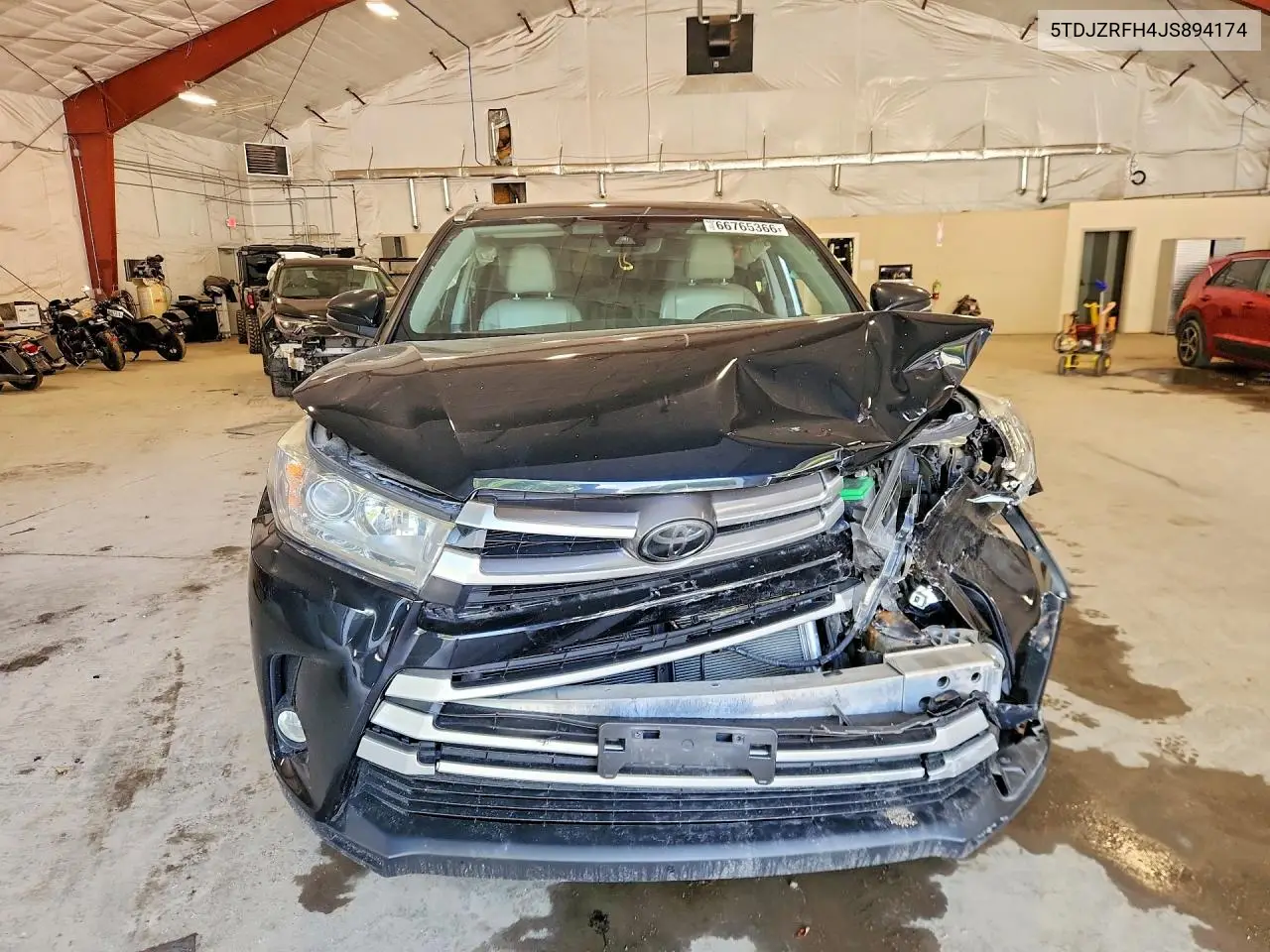 2018 TOYOTA HIGHLANDER VIN 5TDJZRFH4JS894174 — фото 5
