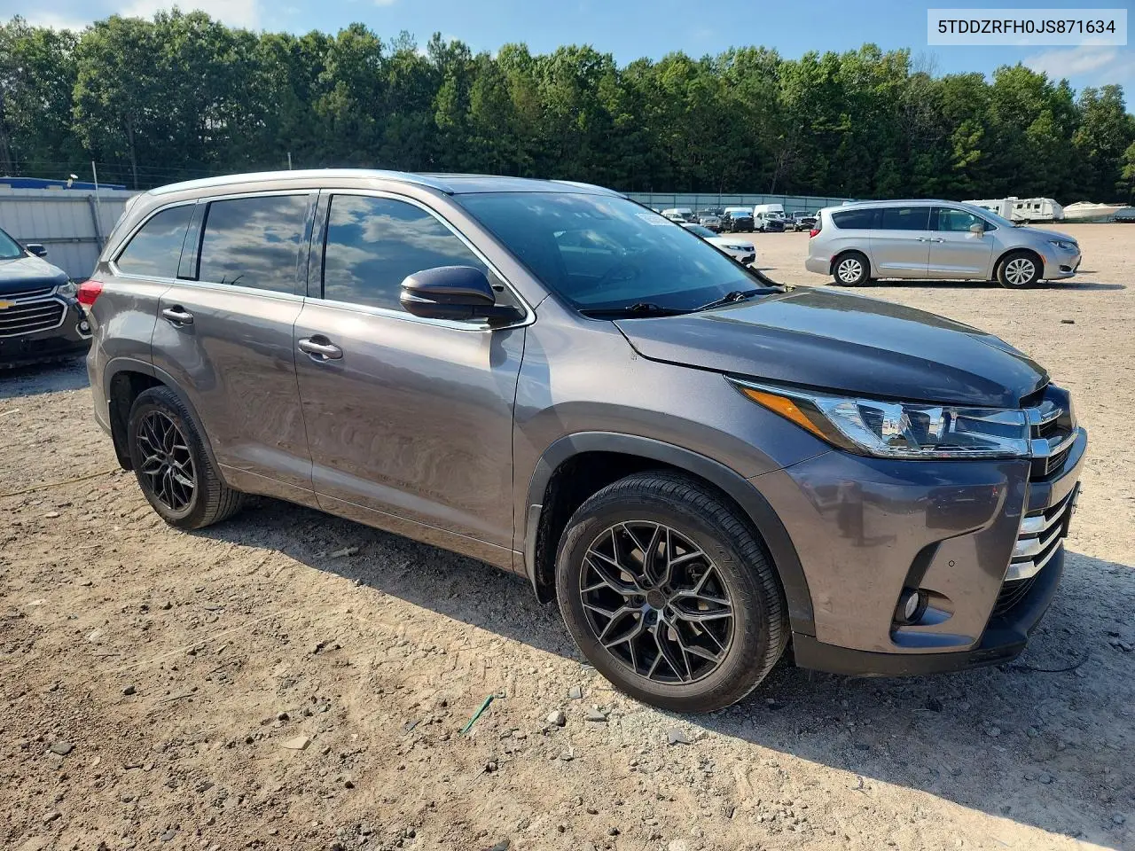 2018 TOYOTA HIGHLANDER VIN 5TDDZRFH0JS871634 — фото 4