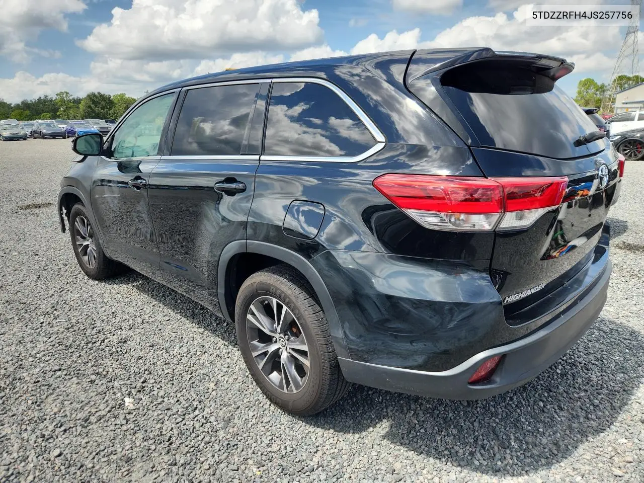 2018 TOYOTA HIGHLANDER VIN 5TDZZRFH4JS257756 — фото 2