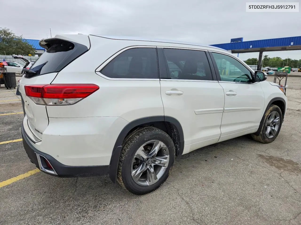 2018 TOYOTA HIGHLANDER VIN 5TDDZRFH3JS912791 — фото 3