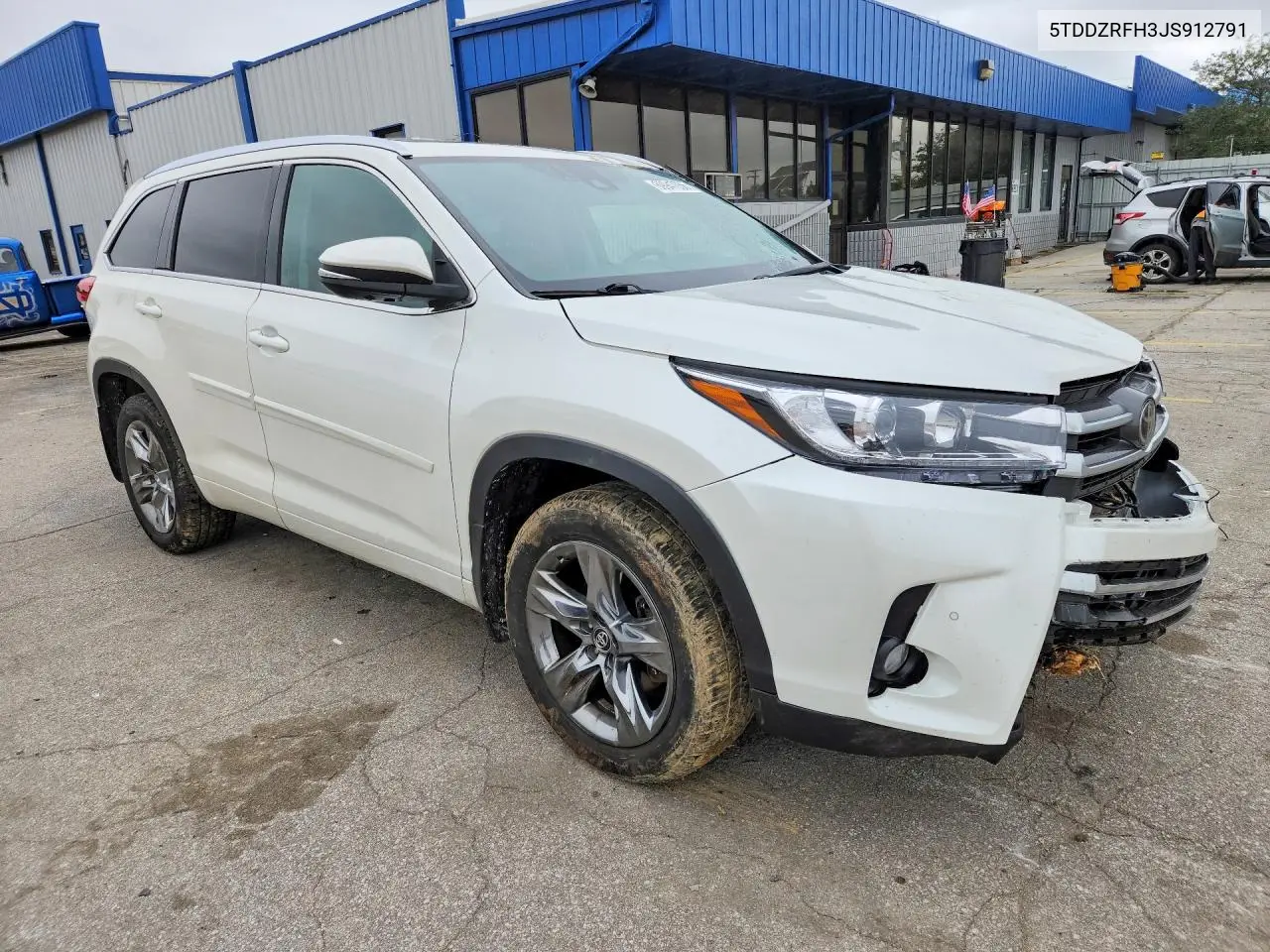 2018 TOYOTA HIGHLANDER VIN 5TDDZRFH3JS912791 — фото 4