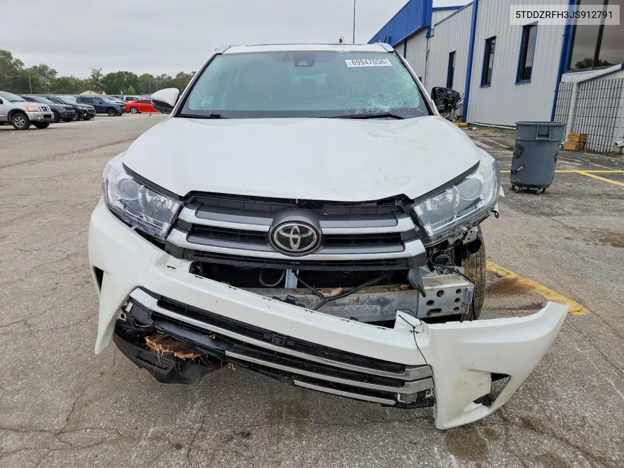 2018 TOYOTA HIGHLANDER VIN 5TDDZRFH3JS912791 — фото 5