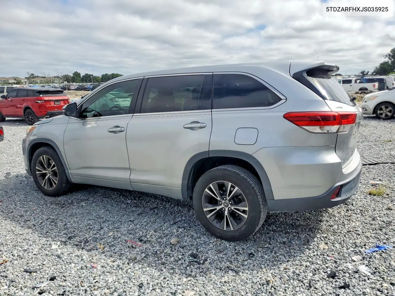 2018 TOYOTA HIGHLANDER VIN 5TDZARFHXJS035925 — фото 2