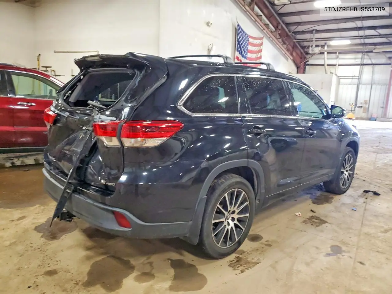 2018 TOYOTA HIGHLANDER VIN 5TDJZRFH0JS553709 — фото 3