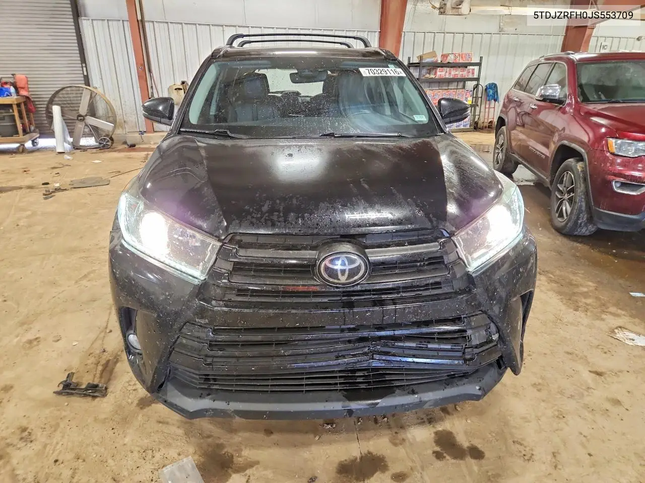 2018 TOYOTA HIGHLANDER VIN 5TDJZRFH0JS553709 — фото 5