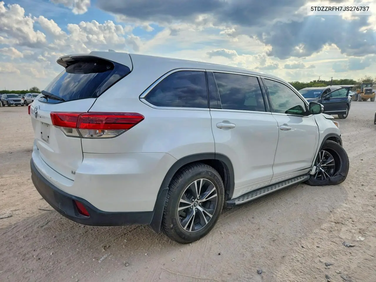 2018 TOYOTA HIGHLANDER VIN 5TDZZRFH7JS276737 — фото 3
