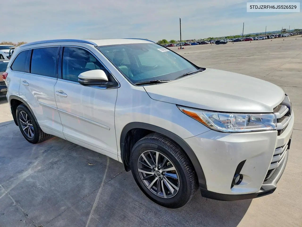 2018 TOYOTA HIGHLANDER VIN 5TDJZRFH6JS526529 — фото 4