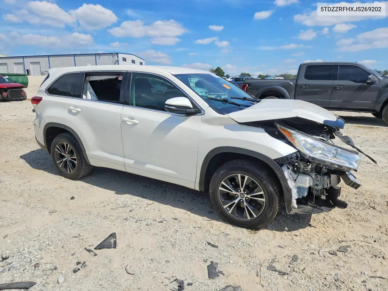 2018 TOYOTA HIGHLANDER VIN 5TDZZRFHXJS269202 — фото 4