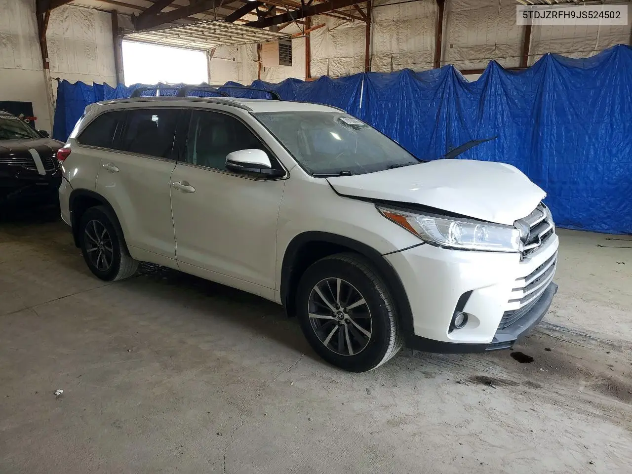 2018 TOYOTA HIGHLANDER VIN 5TDJZRFH9JS524502 — фото 4