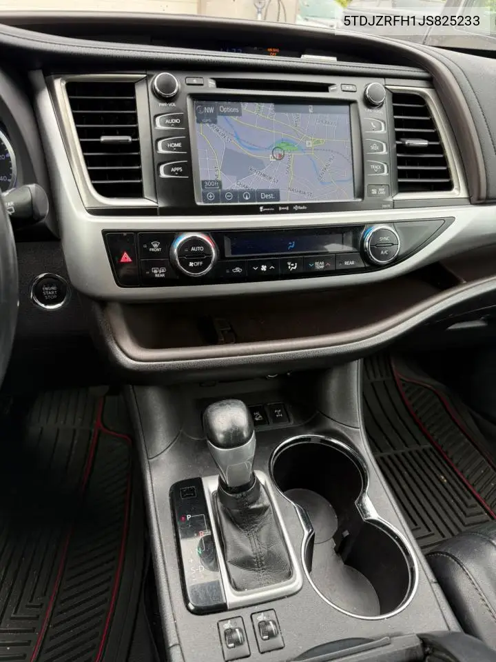 2018 TOYOTA HIGHLANDER VIN 5TDJZRFH1JS825233 — фото 5