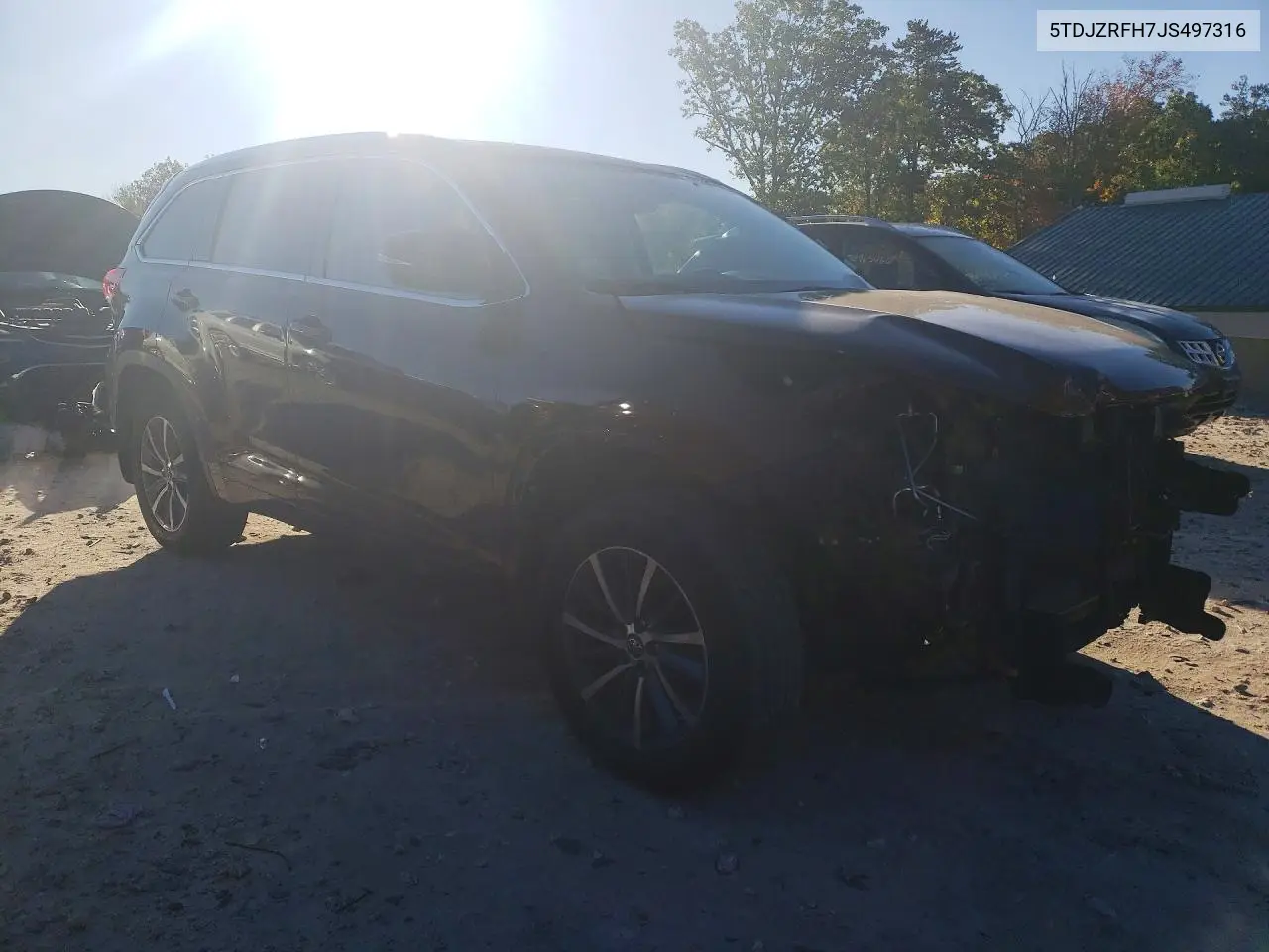 2018 TOYOTA HIGHLANDER VIN 5TDJZRFH7JS497316 — фото 4