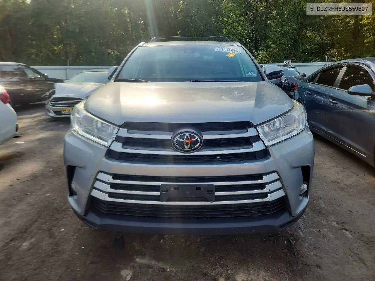 2018 TOYOTA HIGHLANDER VIN 5TDJZRFH8JS559807 — фото 5