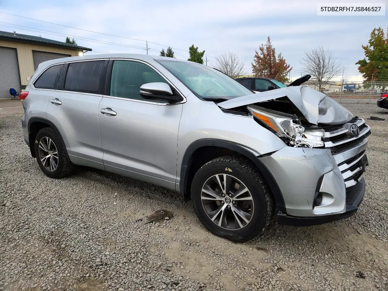 2018 TOYOTA HIGHLANDER VIN 5TDBZRFH7JS846527 — фото 4