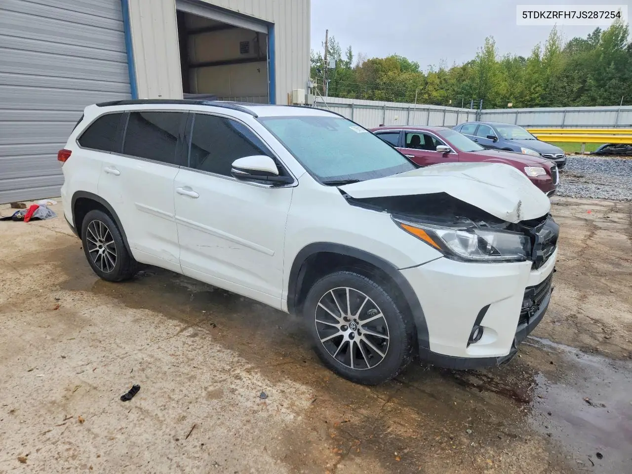 2018 TOYOTA HIGHLANDER VIN 5TDKZRFH7JS287254 — фото 4