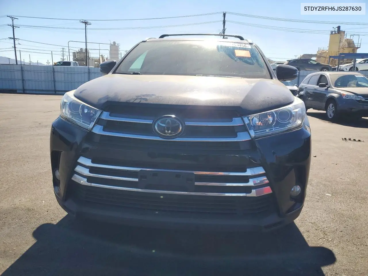 2018 TOYOTA HIGHLANDER VIN 5TDYZRFH6JS287630 — фото 5