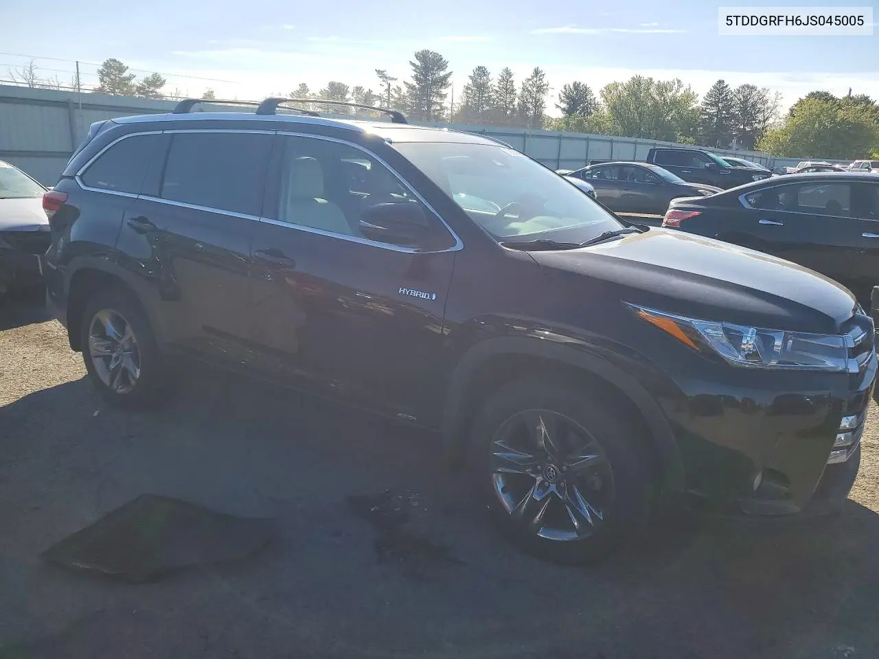2018 TOYOTA HIGHLANDER VIN 5TDDGRFH6JS045005 — фото 4