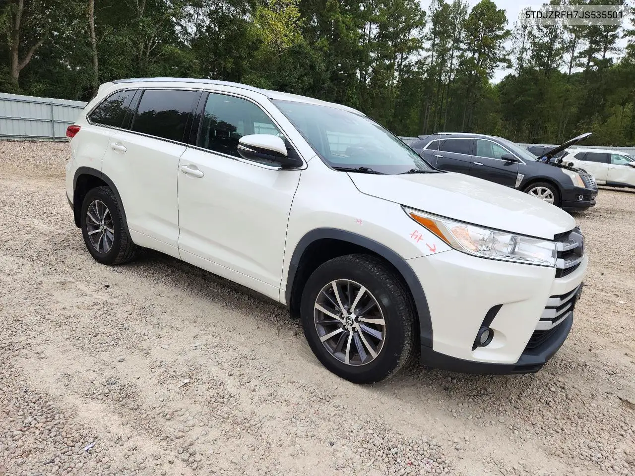 2018 TOYOTA HIGHLANDER VIN 5TDJZRFH7JS535501 — фото 4