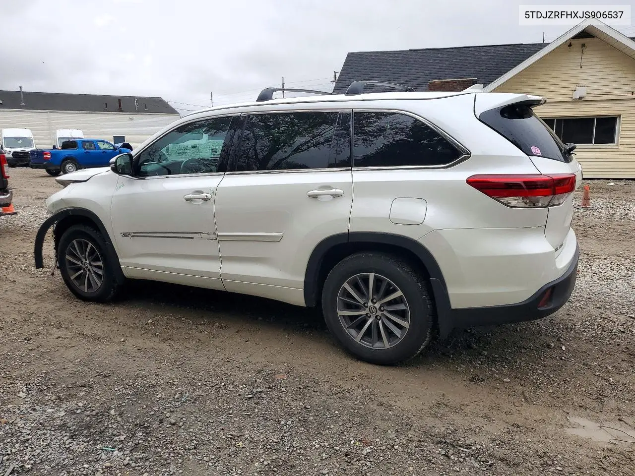 2018 TOYOTA HIGHLANDER VIN 5TDJZRFHXJS906537 — фото 2