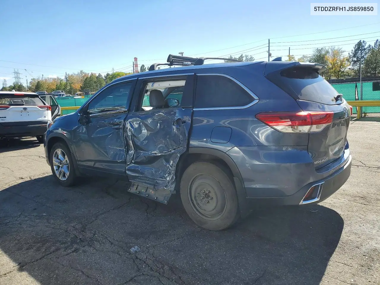 2018 TOYOTA HIGHLANDER VIN 5TDDZRFH1JS859850 — фото 2