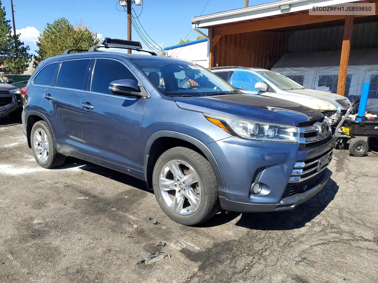 2018 TOYOTA HIGHLANDER VIN 5TDDZRFH1JS859850 — фото 4