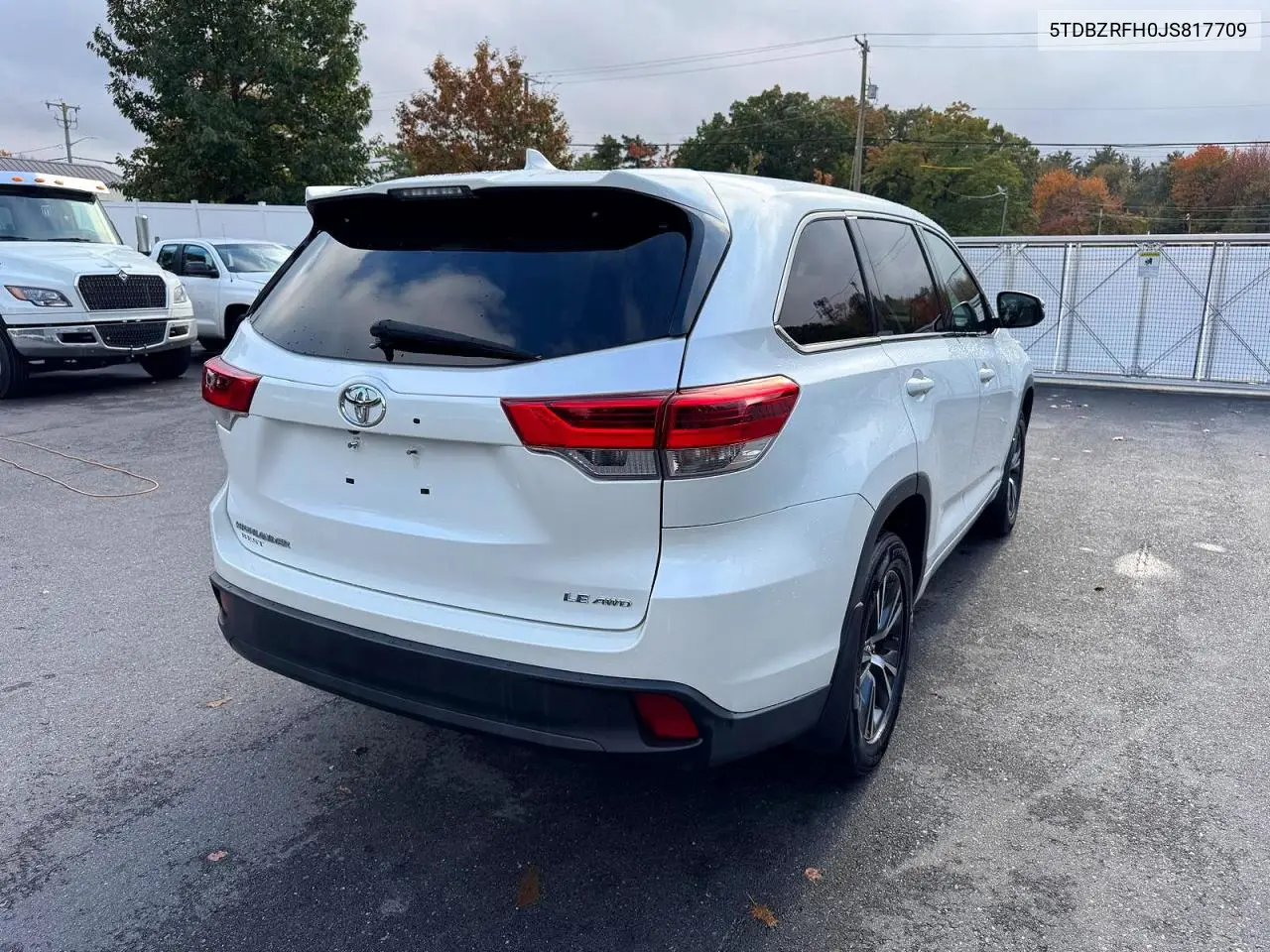 2018 TOYOTA HIGHLANDER VIN 5TDBZRFH0JS817709 — фото 3