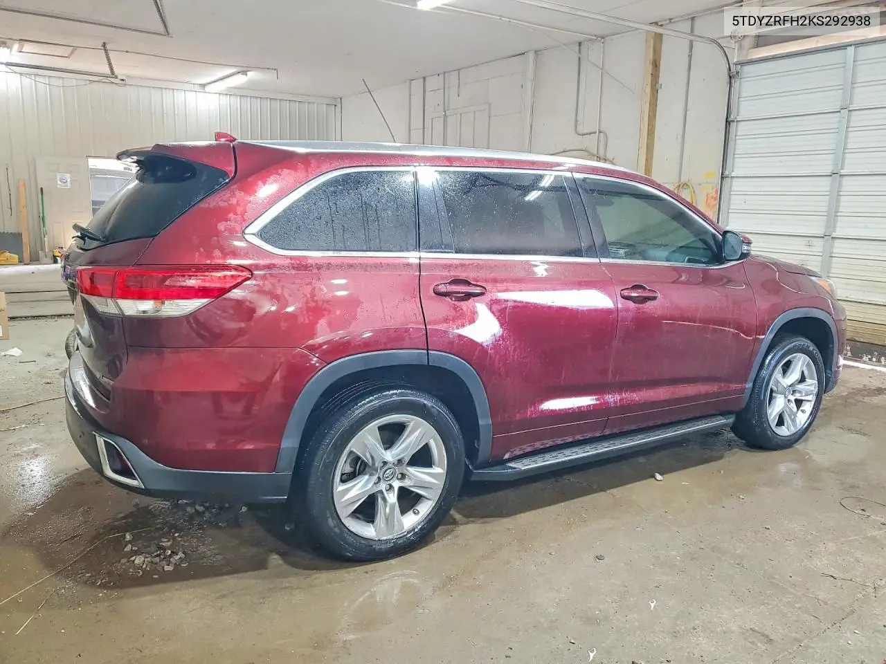 2019 TOYOTA HIGHLANDER VIN 5TDYZRFH2KS292938 — фото 3