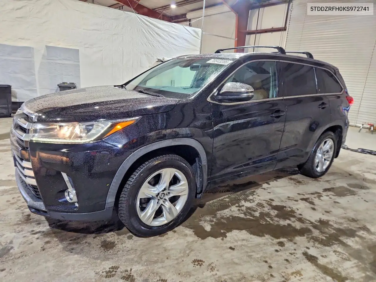 TOYOTA HIGHLANDER 2019, VIN 5TDDZRFH0KS972741