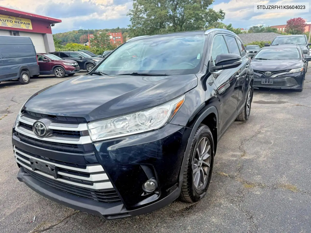 TOYOTA HIGHLANDER 2019, VIN 5TDJZRFH1KS604023