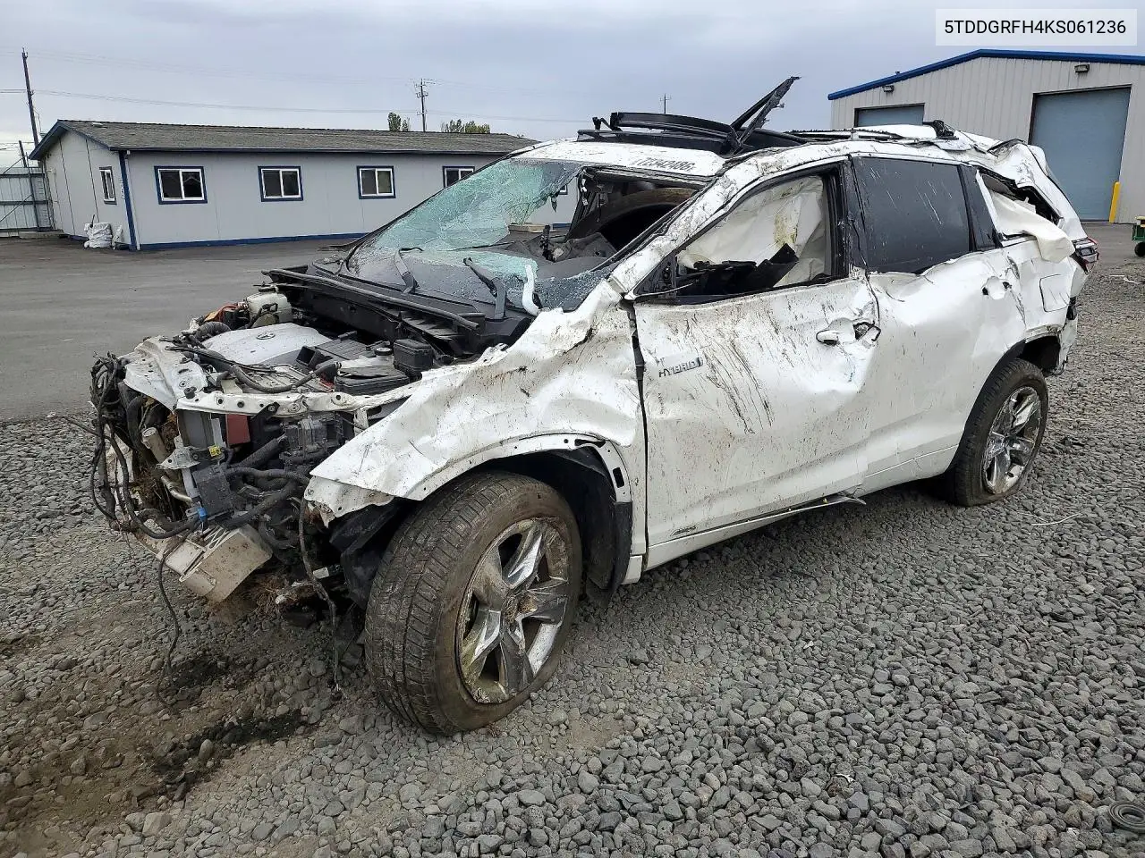 TOYOTA HIGHLANDER 2019, VIN 5TDDGRFH4KS061236