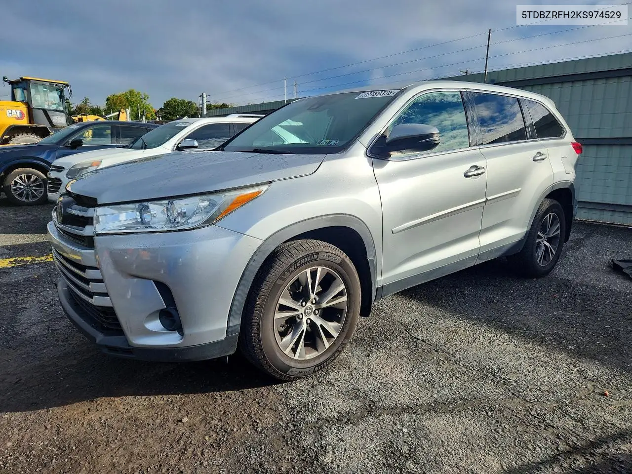 TOYOTA HIGHLANDER 2019, VIN 5TDBZRFH2KS974529