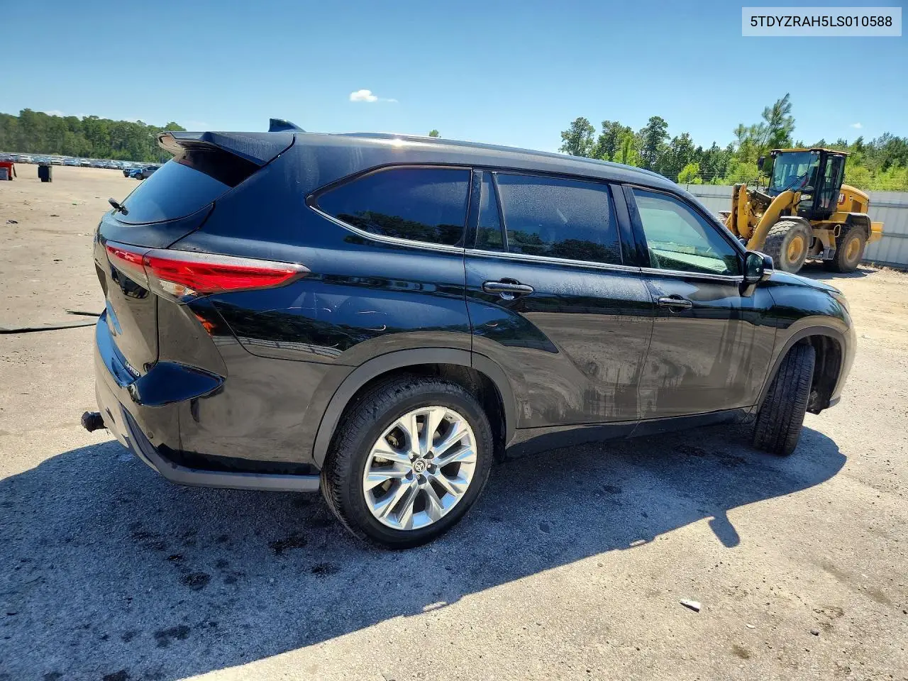 2020 TOYOTA HIGHLANDER VIN 5TDYZRAH5LS010588 — фото 3