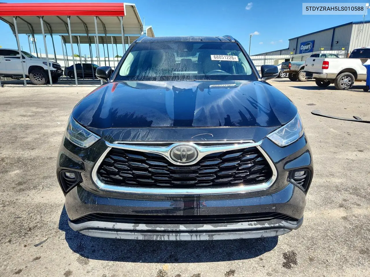 2020 TOYOTA HIGHLANDER VIN 5TDYZRAH5LS010588 — фото 5