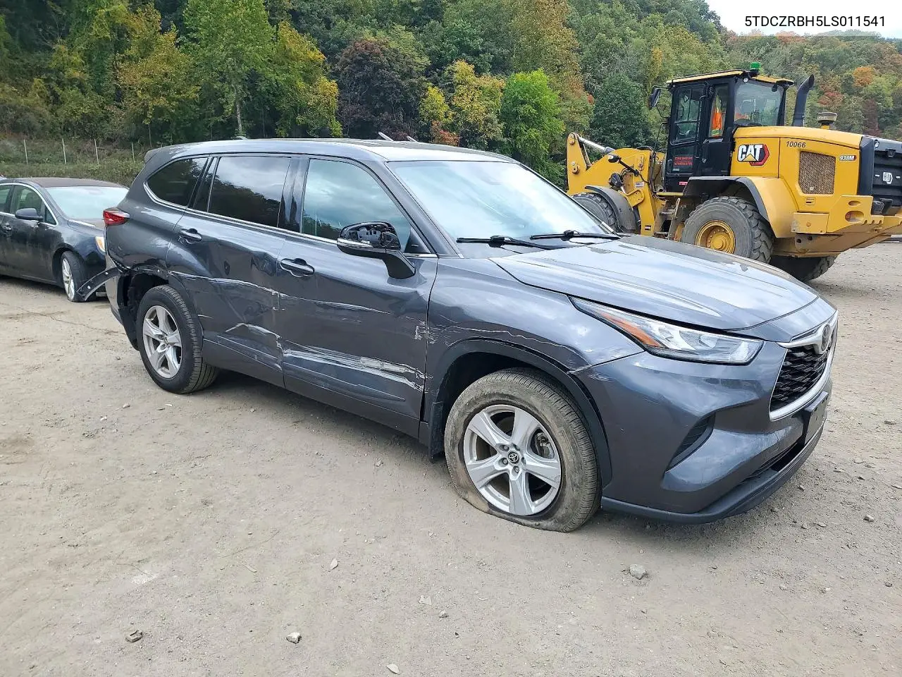 2020 TOYOTA HIGHLANDER VIN 5TDCZRBH5LS011541 — фото 4