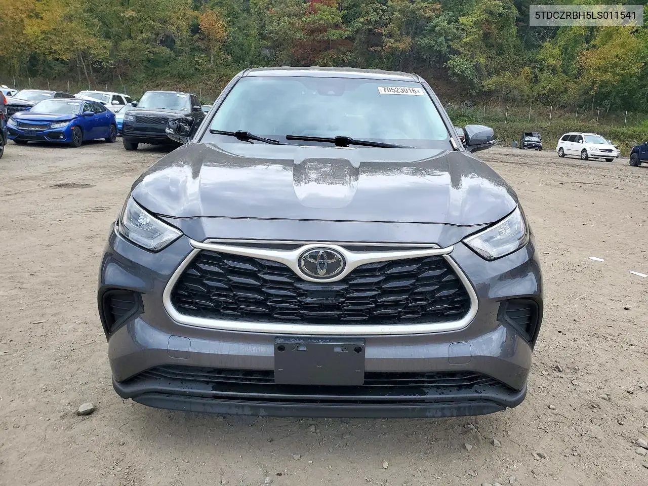 2020 TOYOTA HIGHLANDER VIN 5TDCZRBH5LS011541 — фото 5
