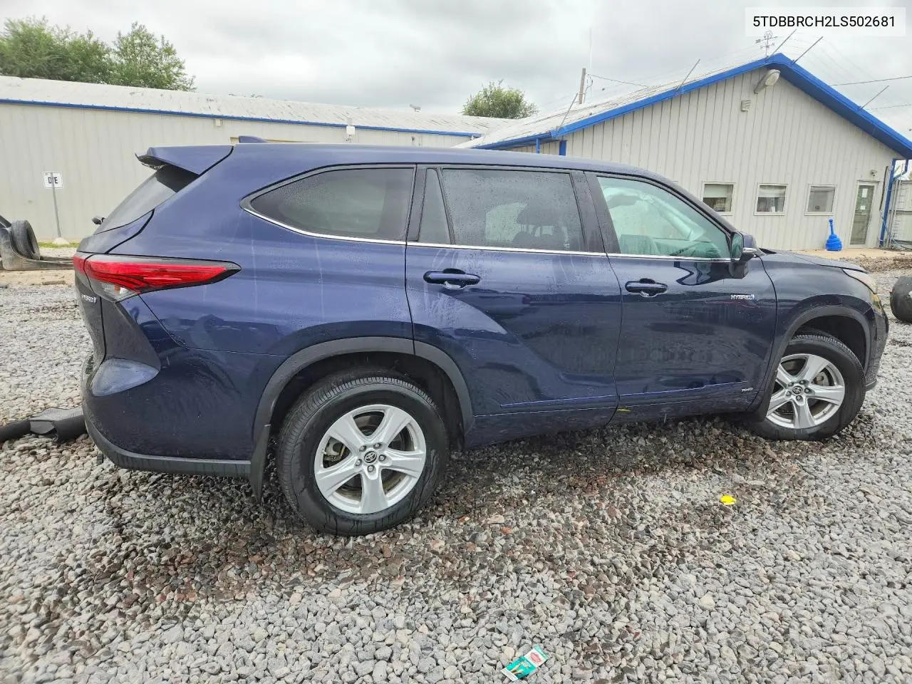 2020 TOYOTA HIGHLANDER VIN 5TDBBRCH2LS502681 — фото 3
