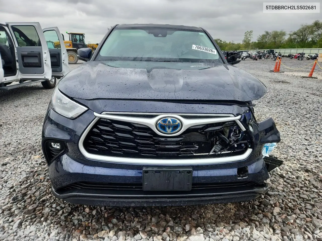 2020 TOYOTA HIGHLANDER VIN 5TDBBRCH2LS502681 — фото 5
