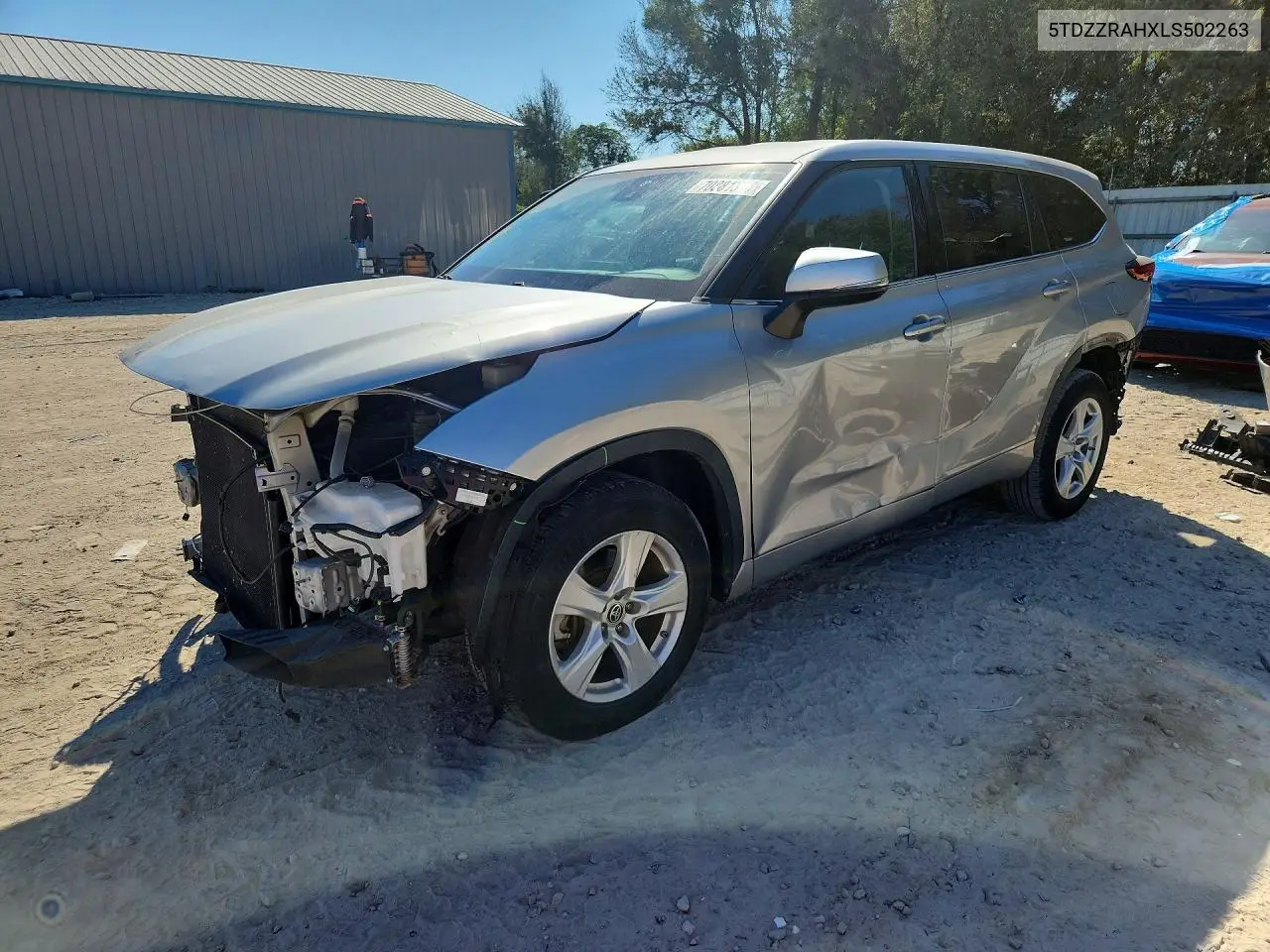 TOYOTA HIGHLANDER 2020, VIN 5TDZZRAHXLS502263